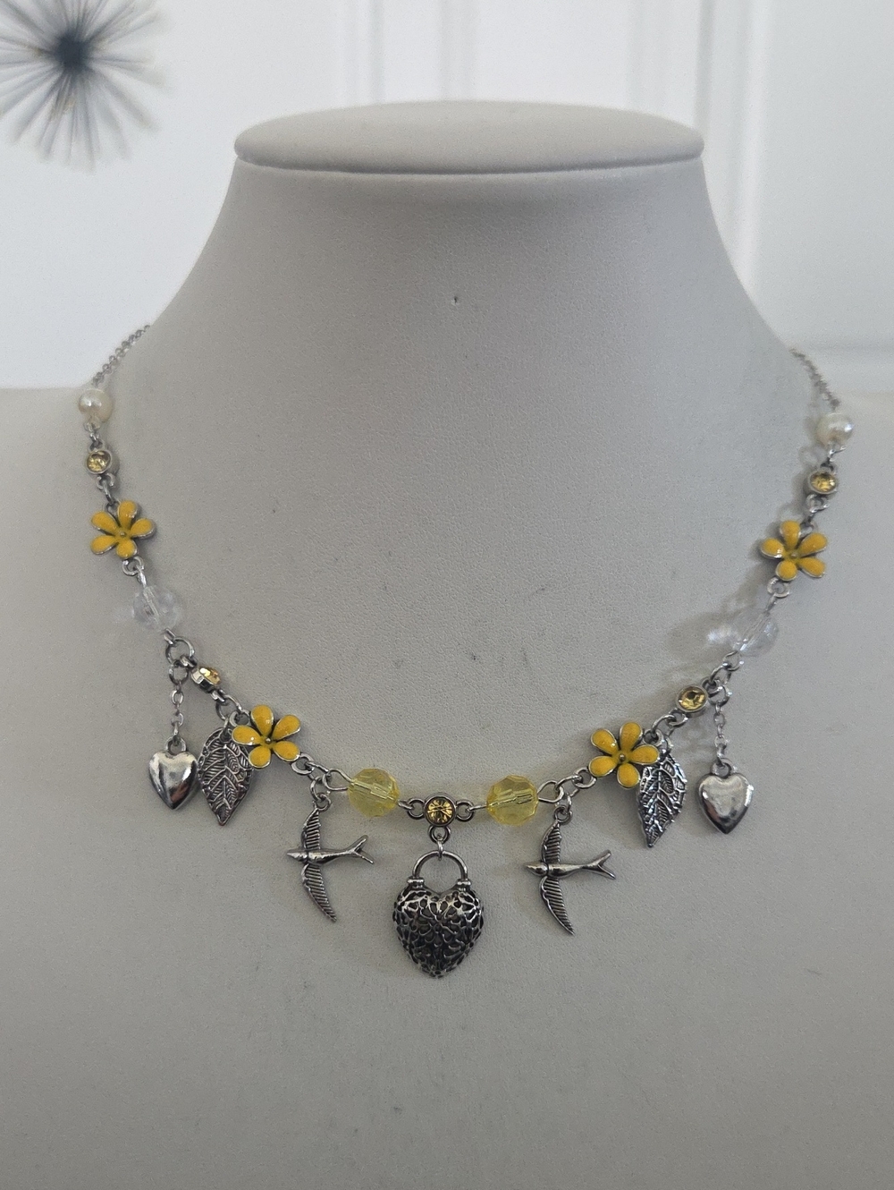 Paparazzi Yellow Charm Necklace NWT